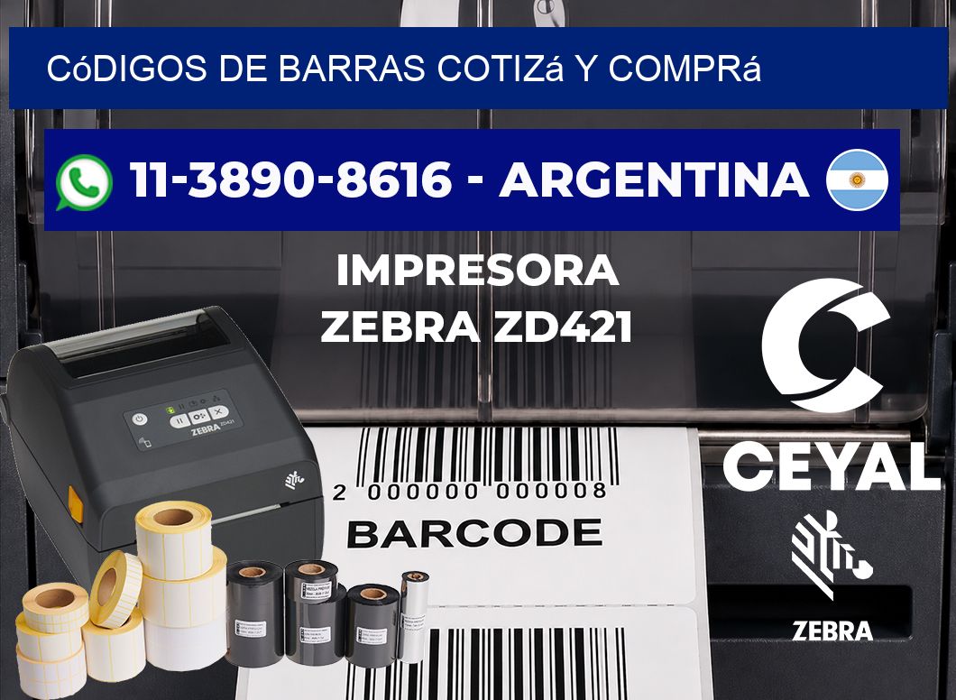 códigos de barras Cotizá y comprá