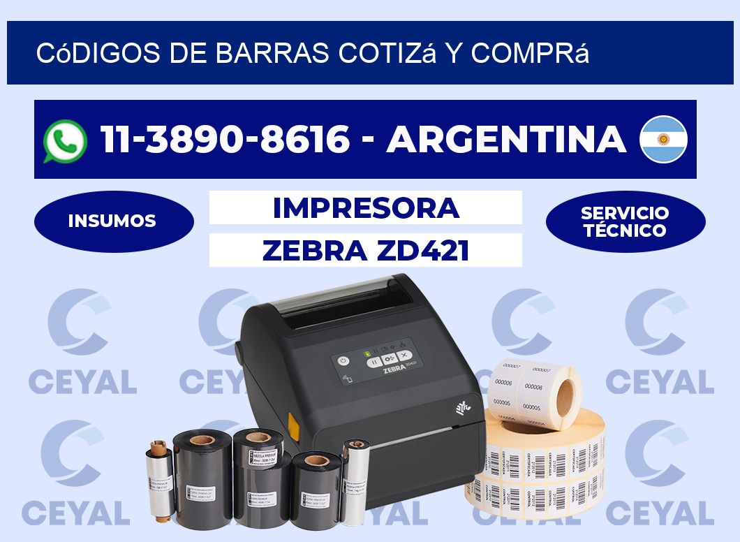 códigos de barras Cotizá y comprá