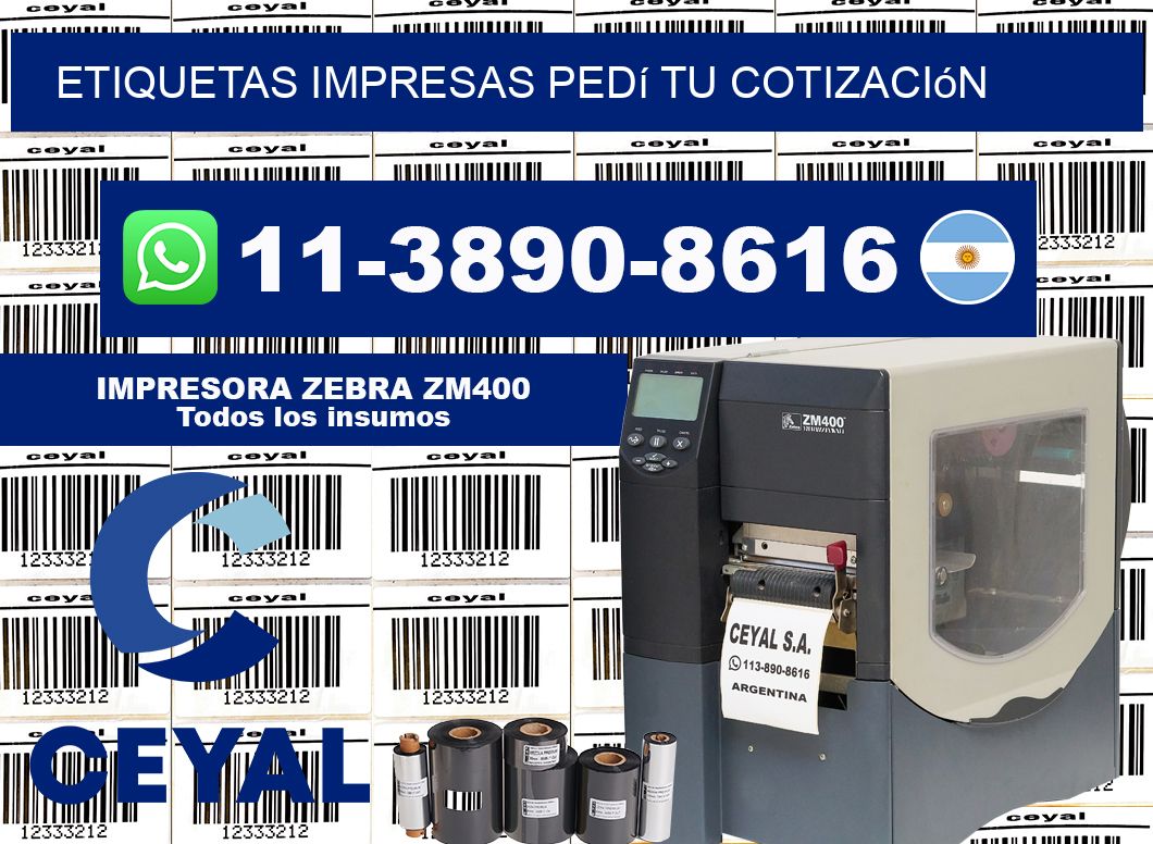 etiquetas impresas Pedí tu cotización