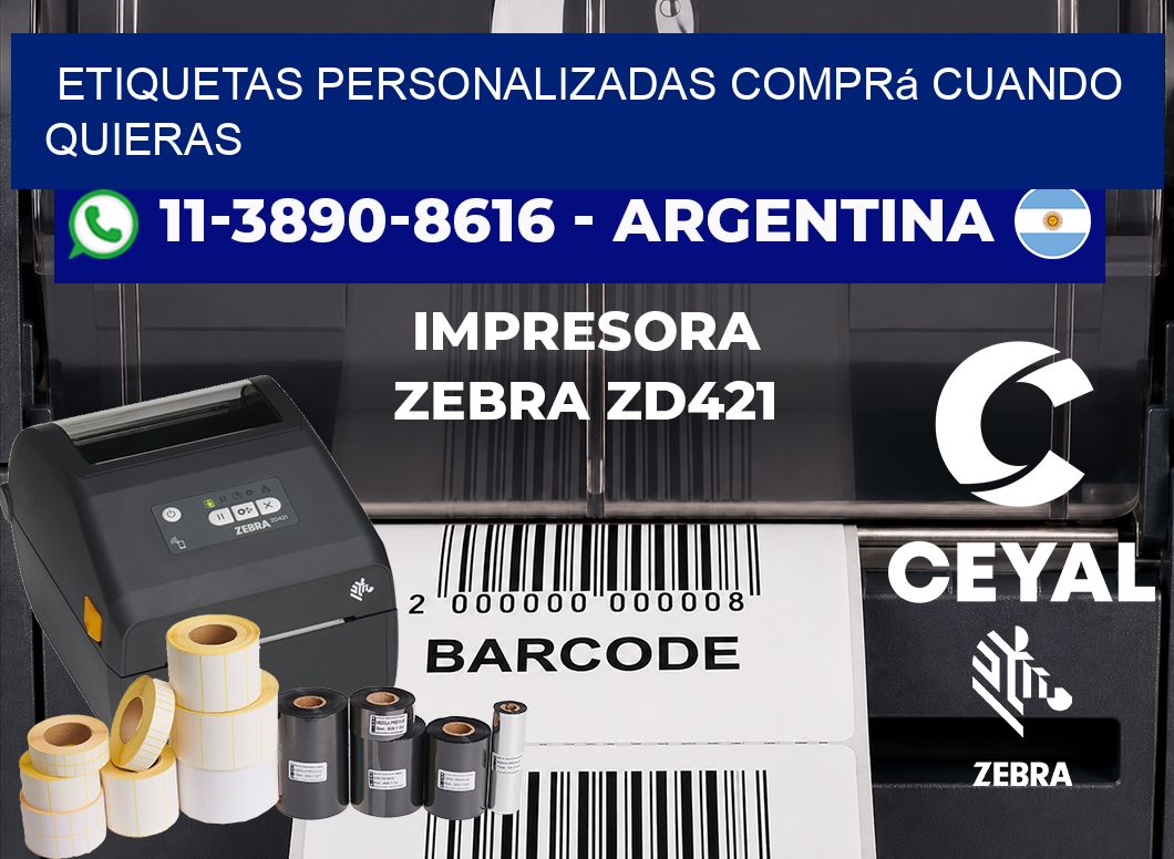 etiquetas personalizadas Comprá cuando quieras