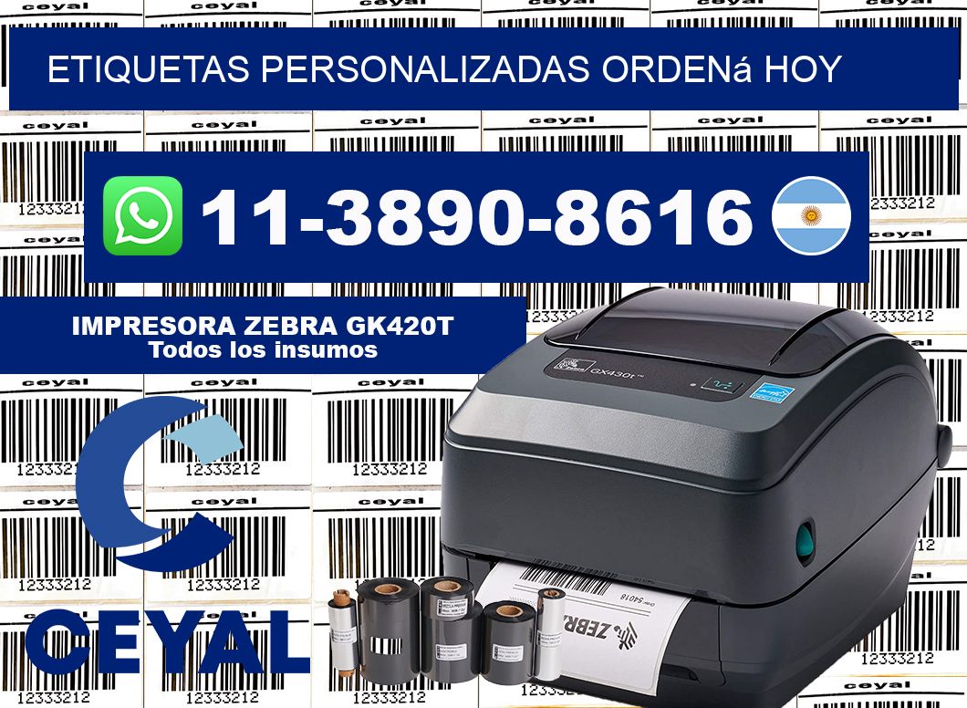 etiquetas personalizadas Ordená hoy