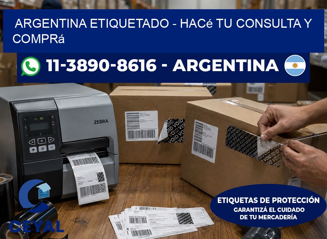 ARGENTINA ETIQUETADO - Hacé tu consulta y comprá