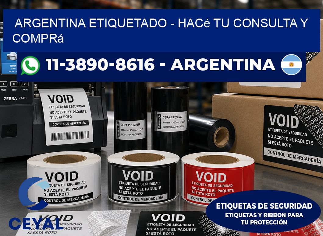 ARGENTINA ETIQUETADO - Hacé tu consulta y comprá