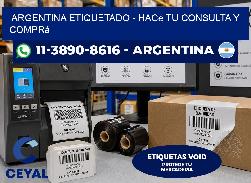ARGENTINA ETIQUETADO - Hacé tu consulta y comprá