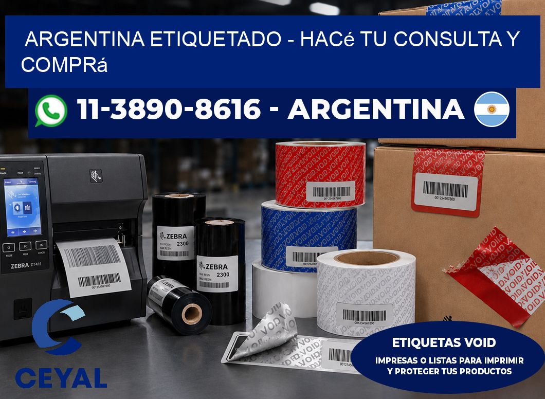 ARGENTINA ETIQUETADO - Hacé tu consulta y comprá