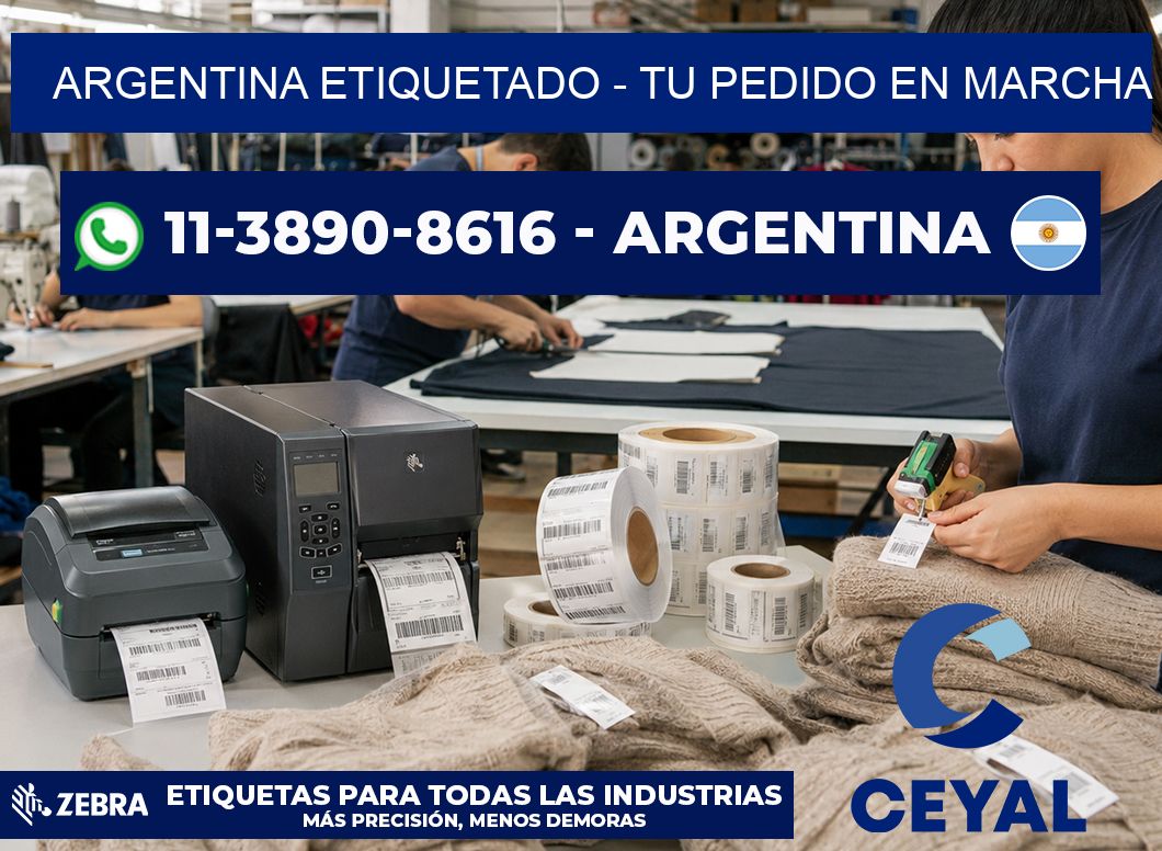 ARGENTINA ETIQUETADO - Tu pedido en marcha