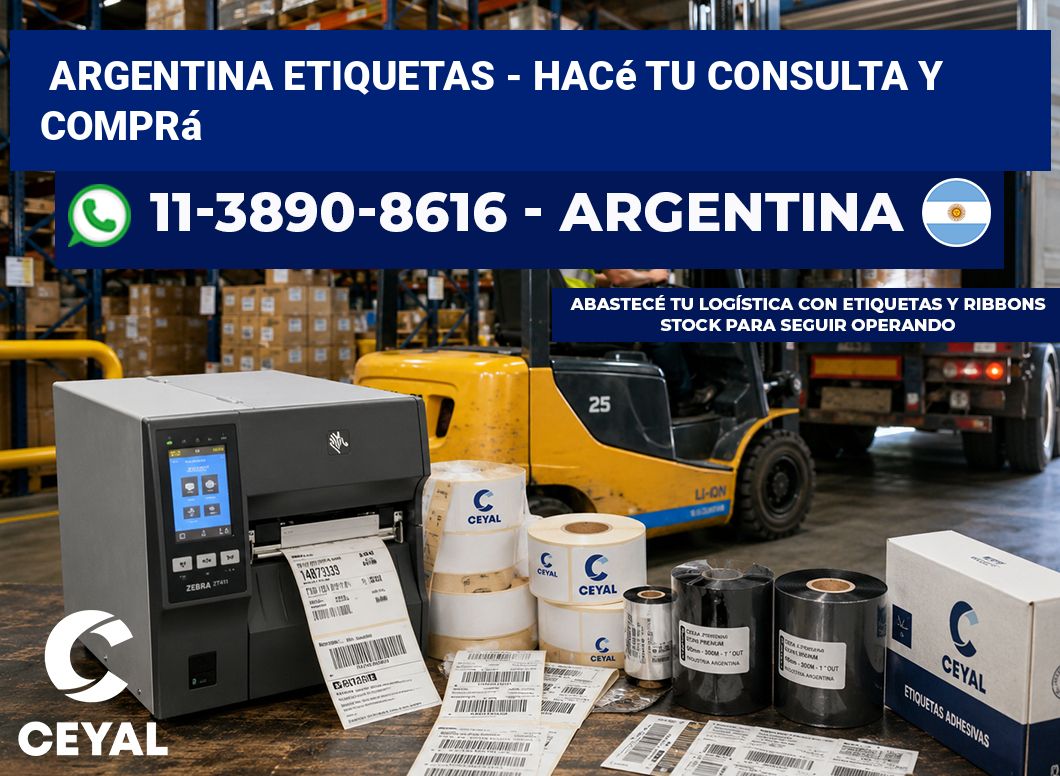 ARGENTINA ETIQUETAS - Hacé tu consulta y comprá
