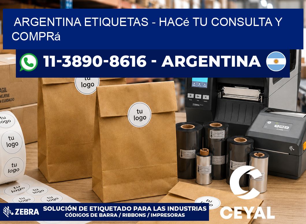 ARGENTINA ETIQUETAS - Hacé tu consulta y comprá