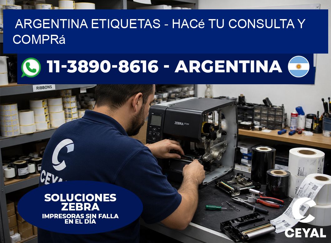 ARGENTINA ETIQUETAS - Hacé tu consulta y comprá