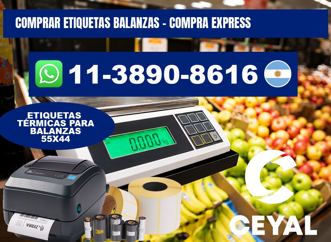 COMPRAR ETIQUETAS BALANZAS - Compra express