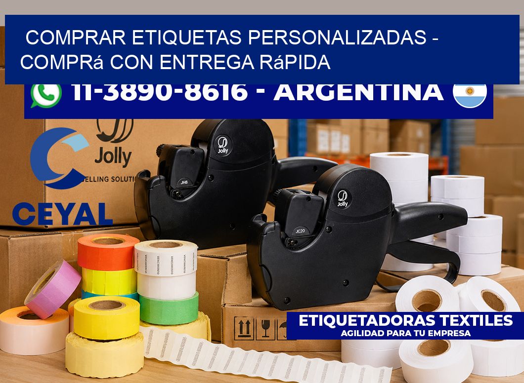 COMPRAR ETIQUETAS PERSONALIZADAS – Comprá con entrega rápida