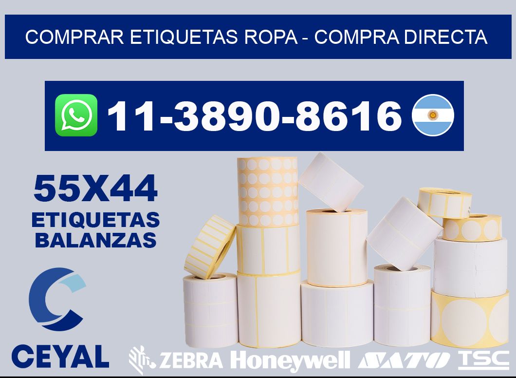 COMPRAR ETIQUETAS ROPA - Compra directa