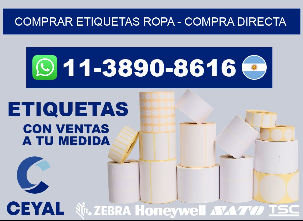 COMPRAR ETIQUETAS ROPA - Compra directa