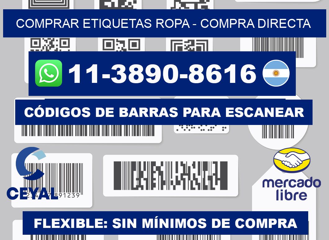 COMPRAR ETIQUETAS ROPA - Compra directa