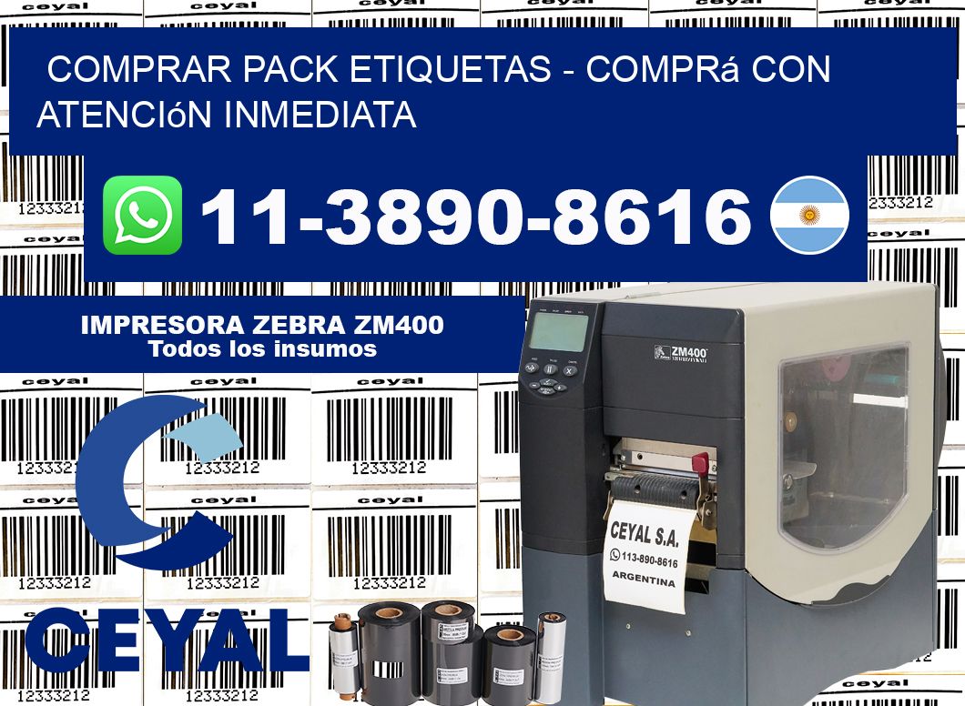 COMPRAR PACK ETIQUETAS – Comprá con atención inmediata