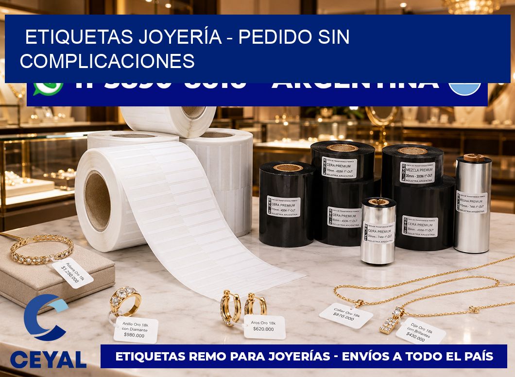 ETIQUETAS JOYERÍA – Pedido sin complicaciones