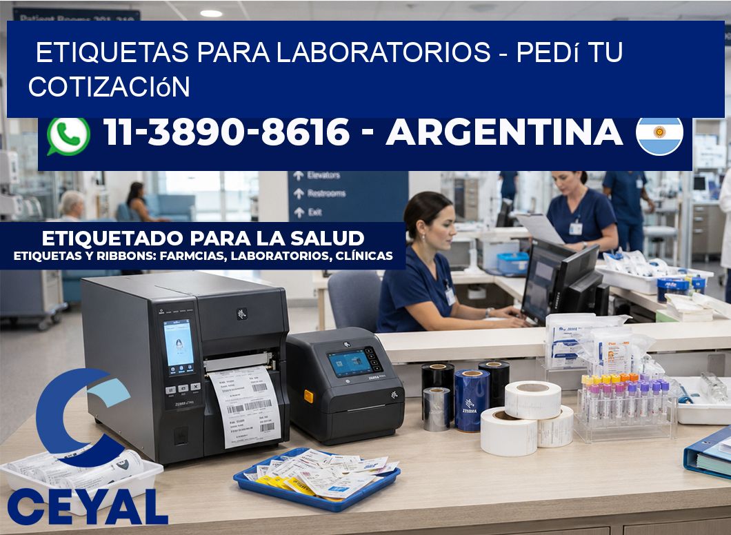 ETIQUETAS PARA LABORATORIOS – Pedí tu cotización