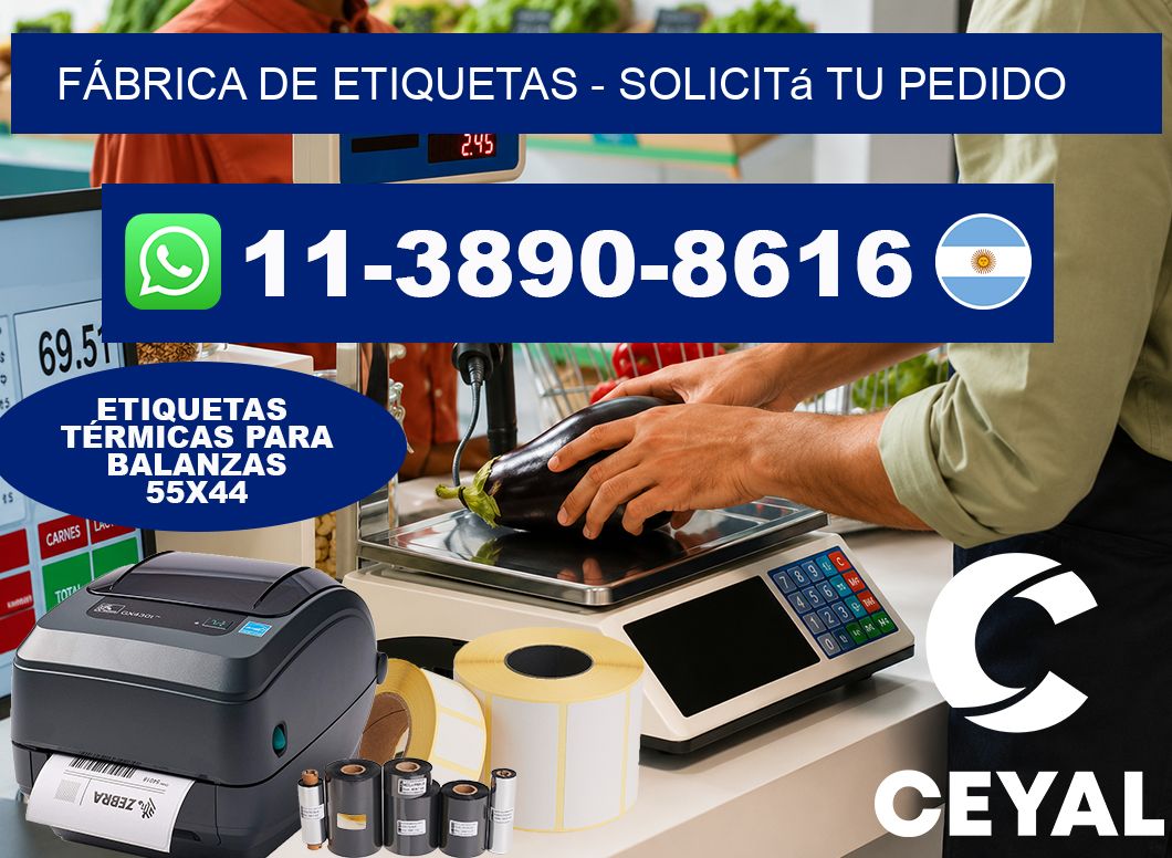 FÁBRICA DE ETIQUETAS - Solicitá tu pedido