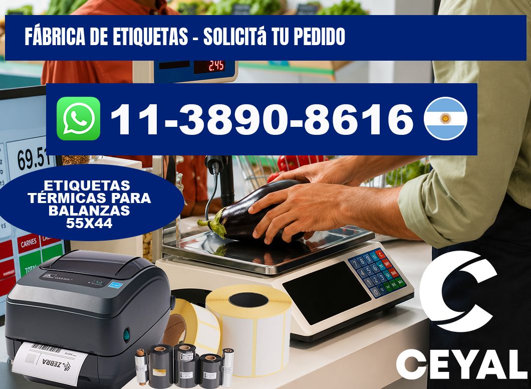 FÁBRICA DE ETIQUETAS - Solicitá tu pedido