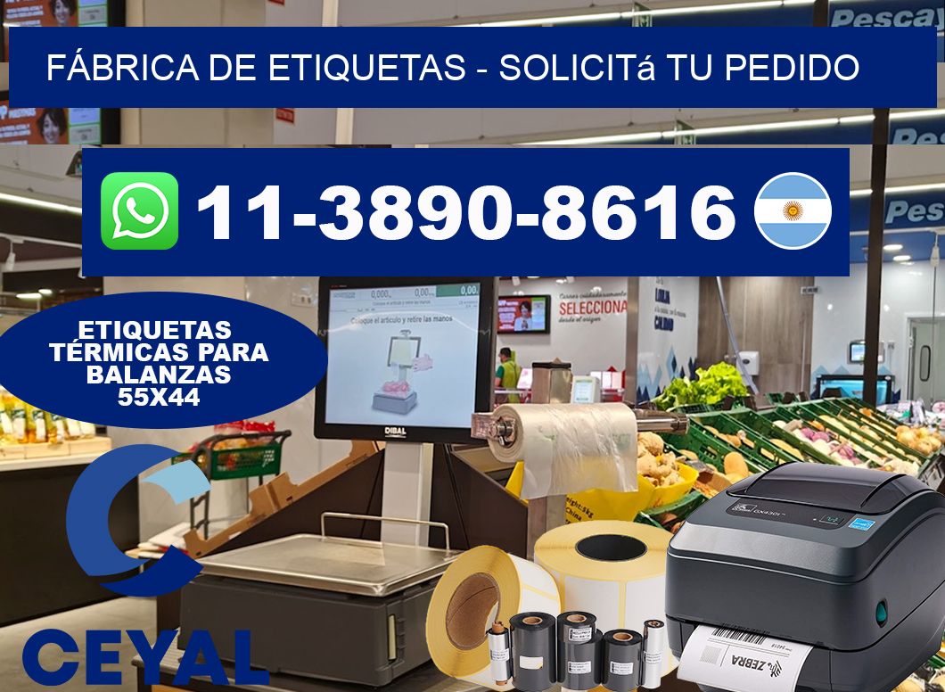 FÁBRICA DE ETIQUETAS – Solicitá tu pedido