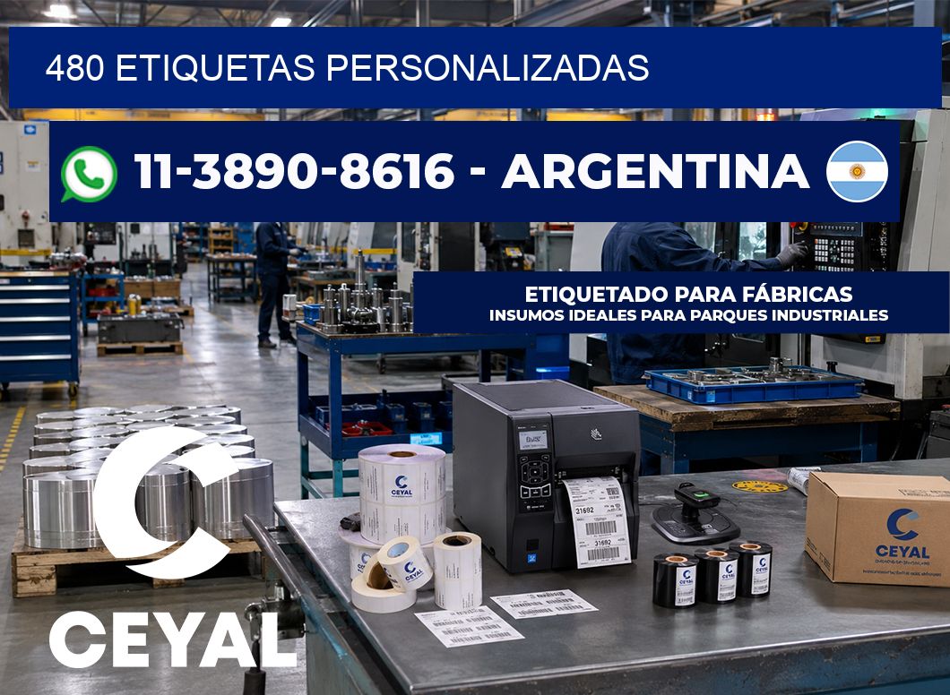 480 ETIQUETAS PERSONALIZADAS