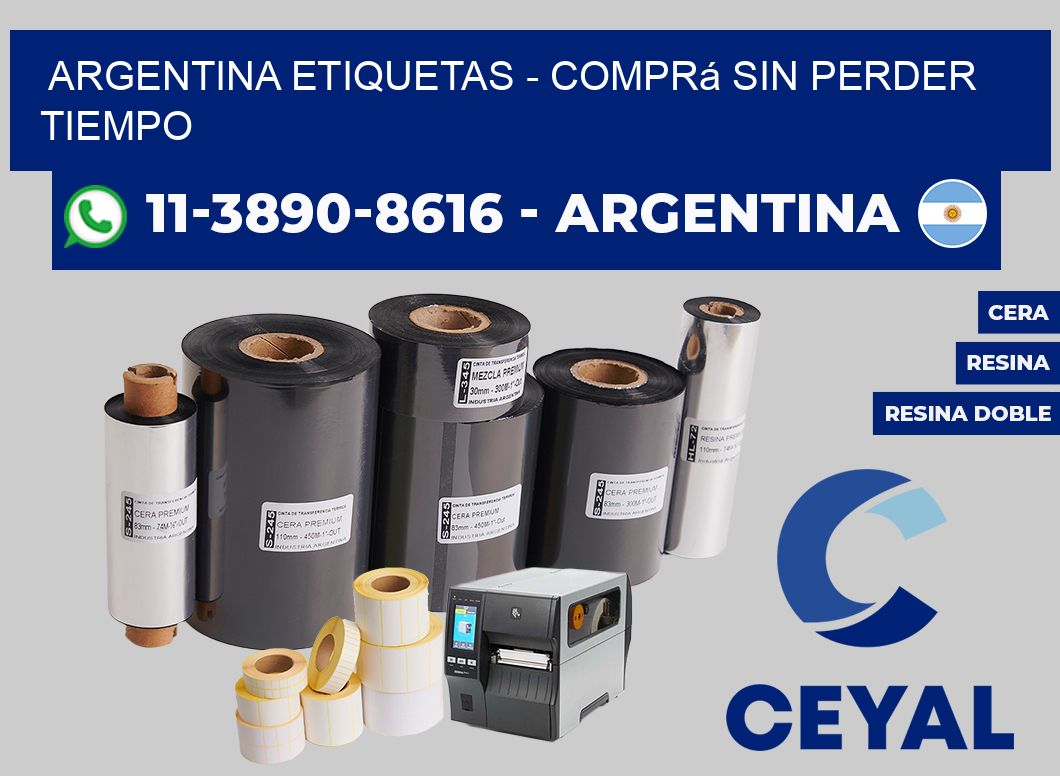 ARGENTINA ETIQUETAS - Comprá sin perder tiempo