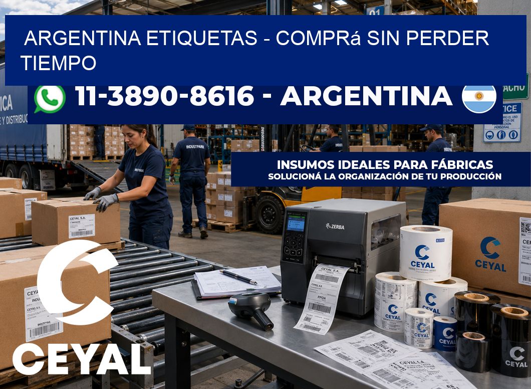ARGENTINA ETIQUETAS – Comprá sin perder tiempo