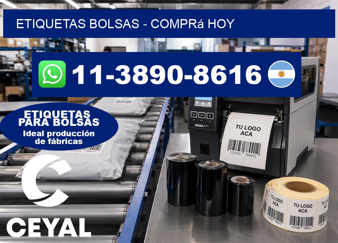ETIQUETAS BOLSAS – Comprá hoy