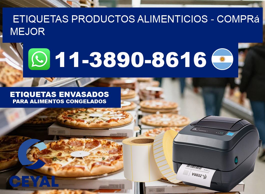 ETIQUETAS PRODUCTOS ALIMENTICIOS – Comprá mejor