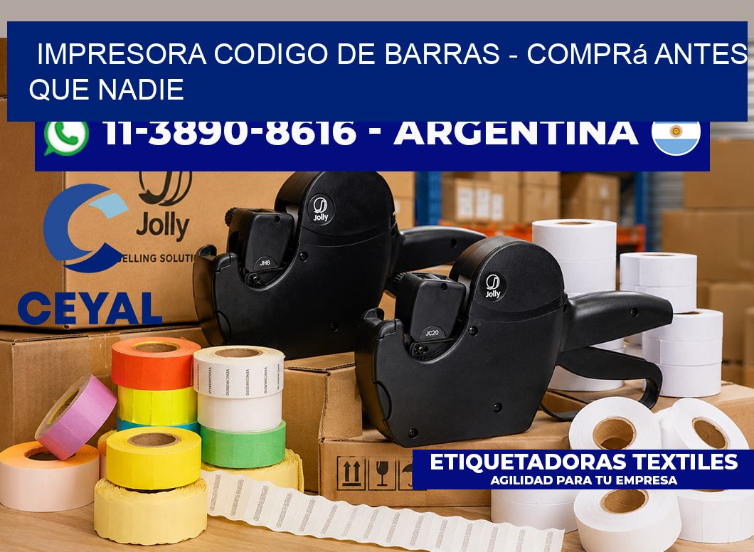 IMPRESORA CODIGO DE BARRAS – Comprá antes que nadie