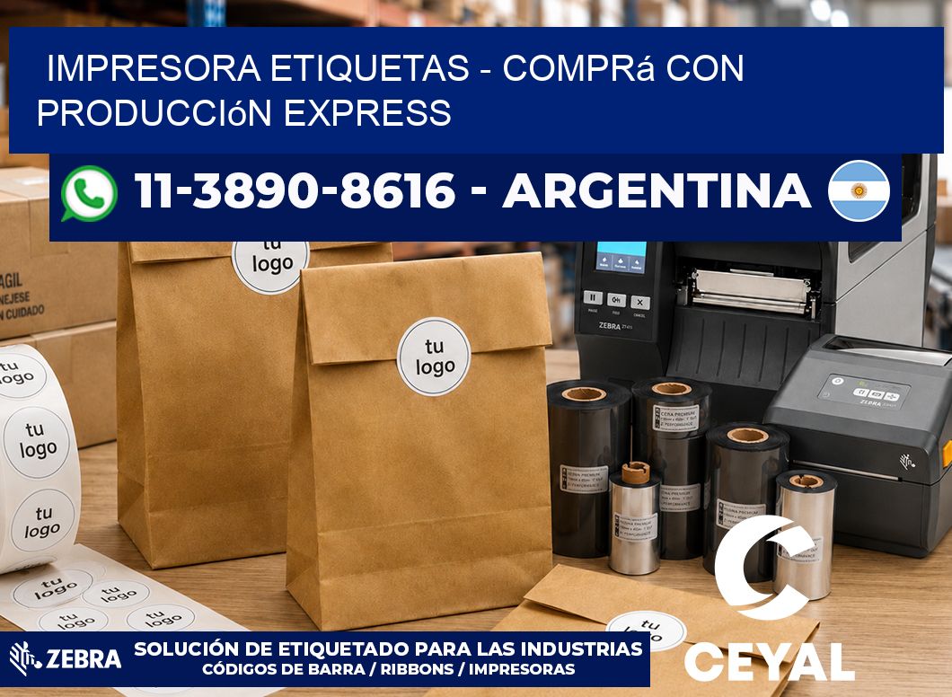 IMPRESORA ETIQUETAS – Comprá con producción express