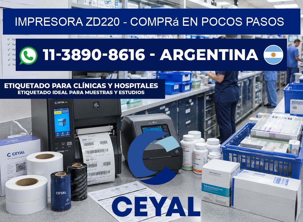 IMPRESORA ZD220 - Comprá en pocos pasos