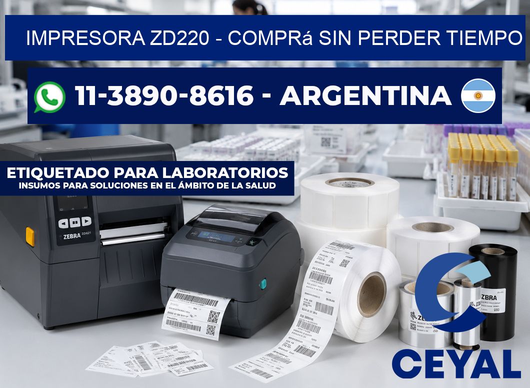 IMPRESORA ZD220 - Comprá sin perder tiempo
