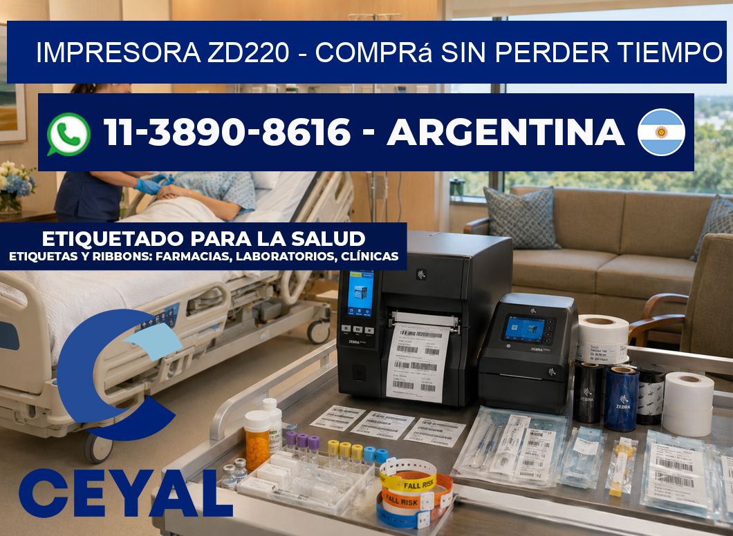 IMPRESORA ZD220 – Comprá sin perder tiempo