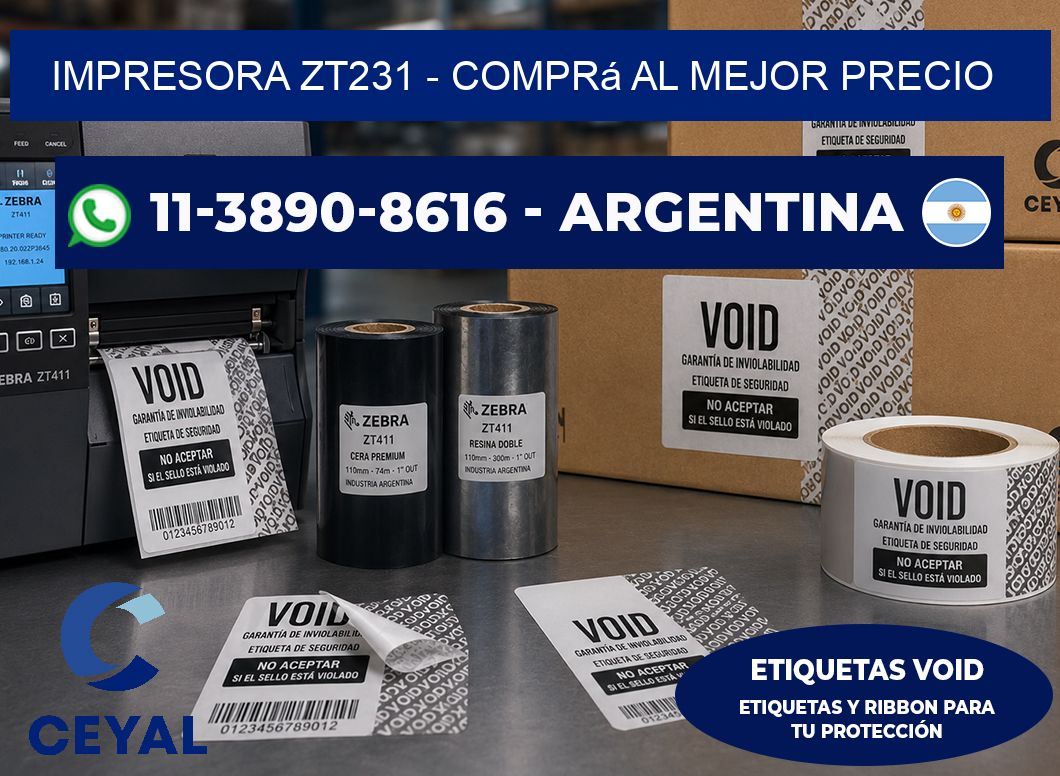 IMPRESORA ZT231 - Comprá al mejor precio