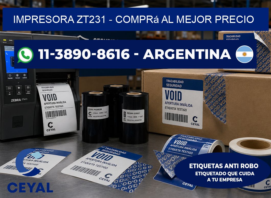 IMPRESORA ZT231 - Comprá al mejor precio