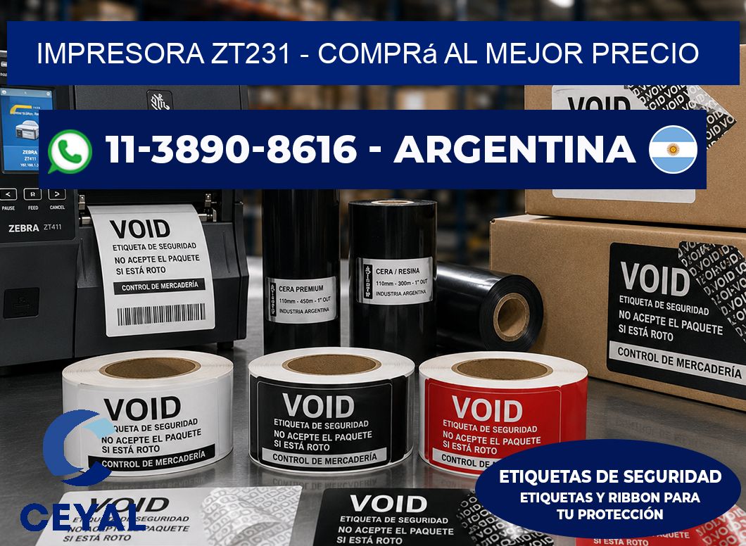 IMPRESORA ZT231 – Comprá al mejor precio