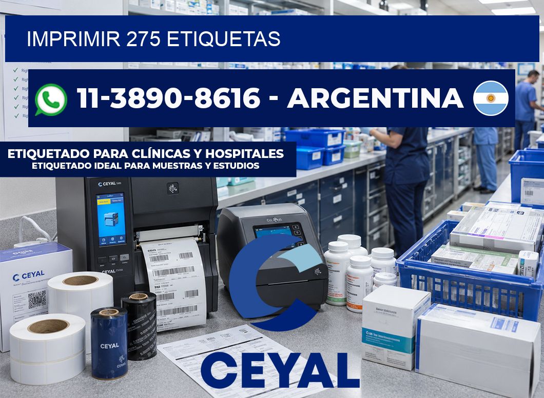 IMPRIMIR 275 ETIQUETAS