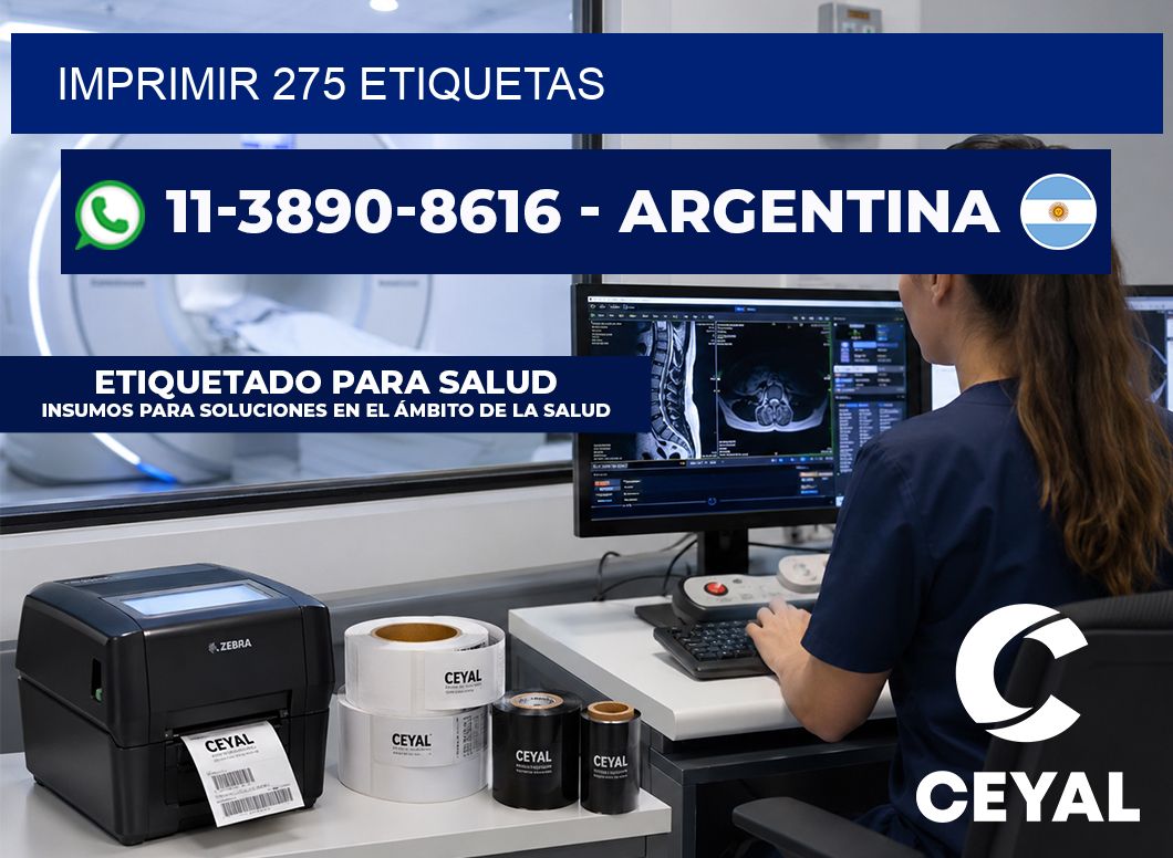 IMPRIMIR 275 ETIQUETAS
