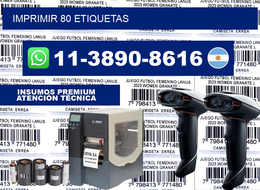 IMPRIMIR 80 ETIQUETAS