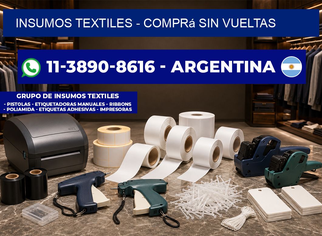 INSUMOS TEXTILES - Comprá sin vueltas