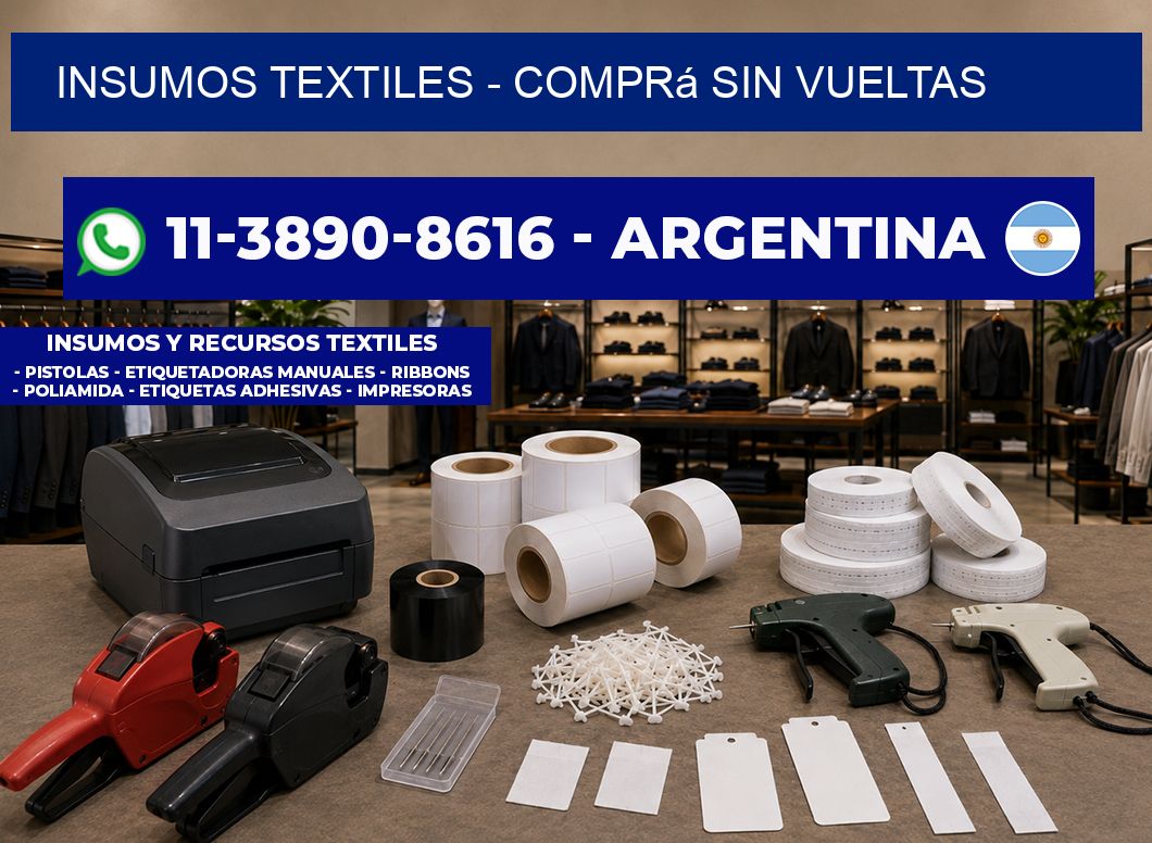 INSUMOS TEXTILES - Comprá sin vueltas