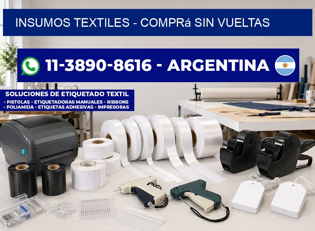 INSUMOS TEXTILES - Comprá sin vueltas