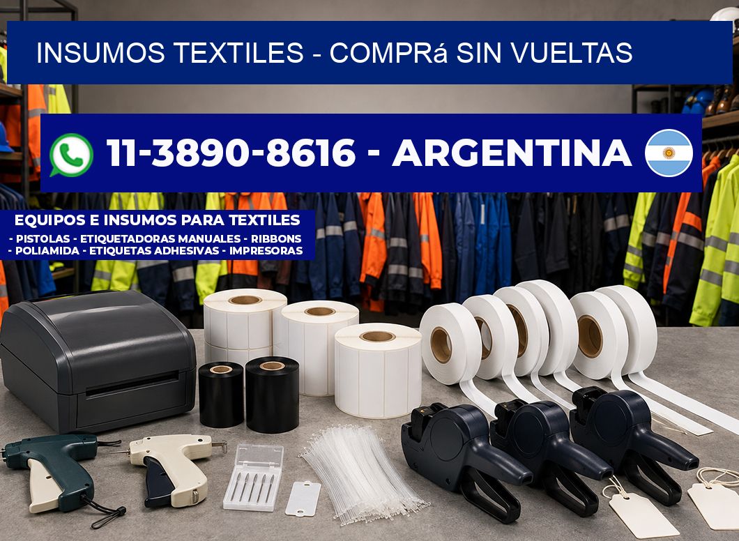 INSUMOS TEXTILES - Comprá sin vueltas