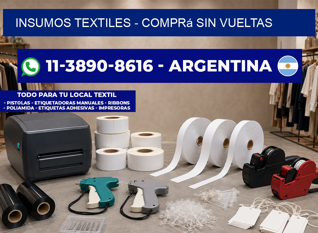 INSUMOS TEXTILES – Comprá sin vueltas