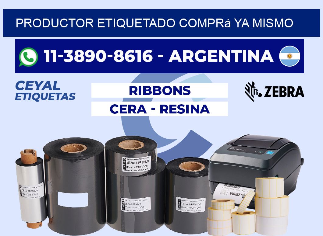 PRODUCTOR ETIQUETADO Comprá ya mismo