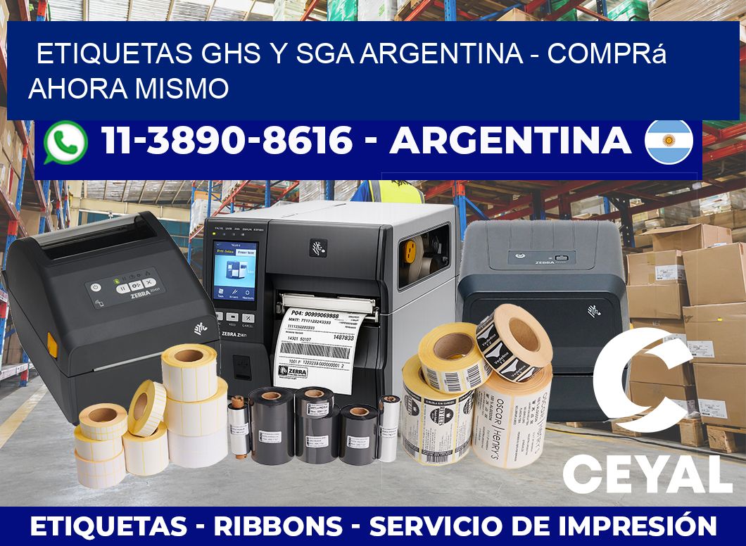 ETIQUETAS GHS Y SGA ARGENTINA - Comprá ahora mismo