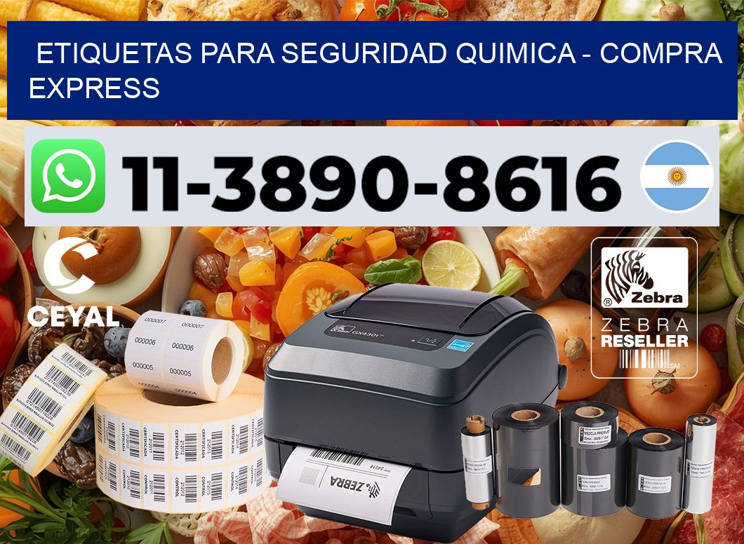 ETIQUETAS PARA SEGURIDAD QUIMICA - Compra express