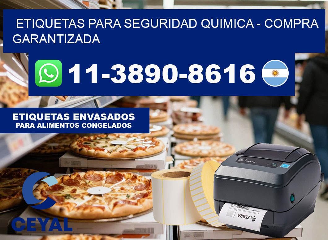 ETIQUETAS PARA SEGURIDAD QUIMICA - Compra garantizada