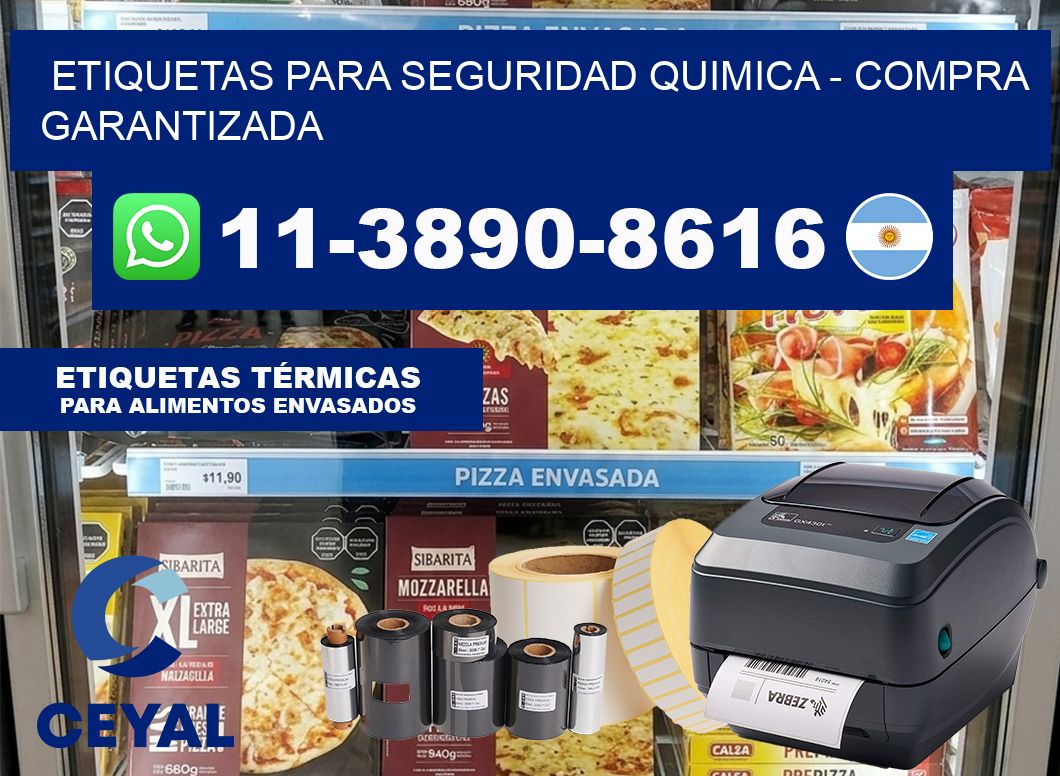 ETIQUETAS PARA SEGURIDAD QUIMICA - Compra garantizada